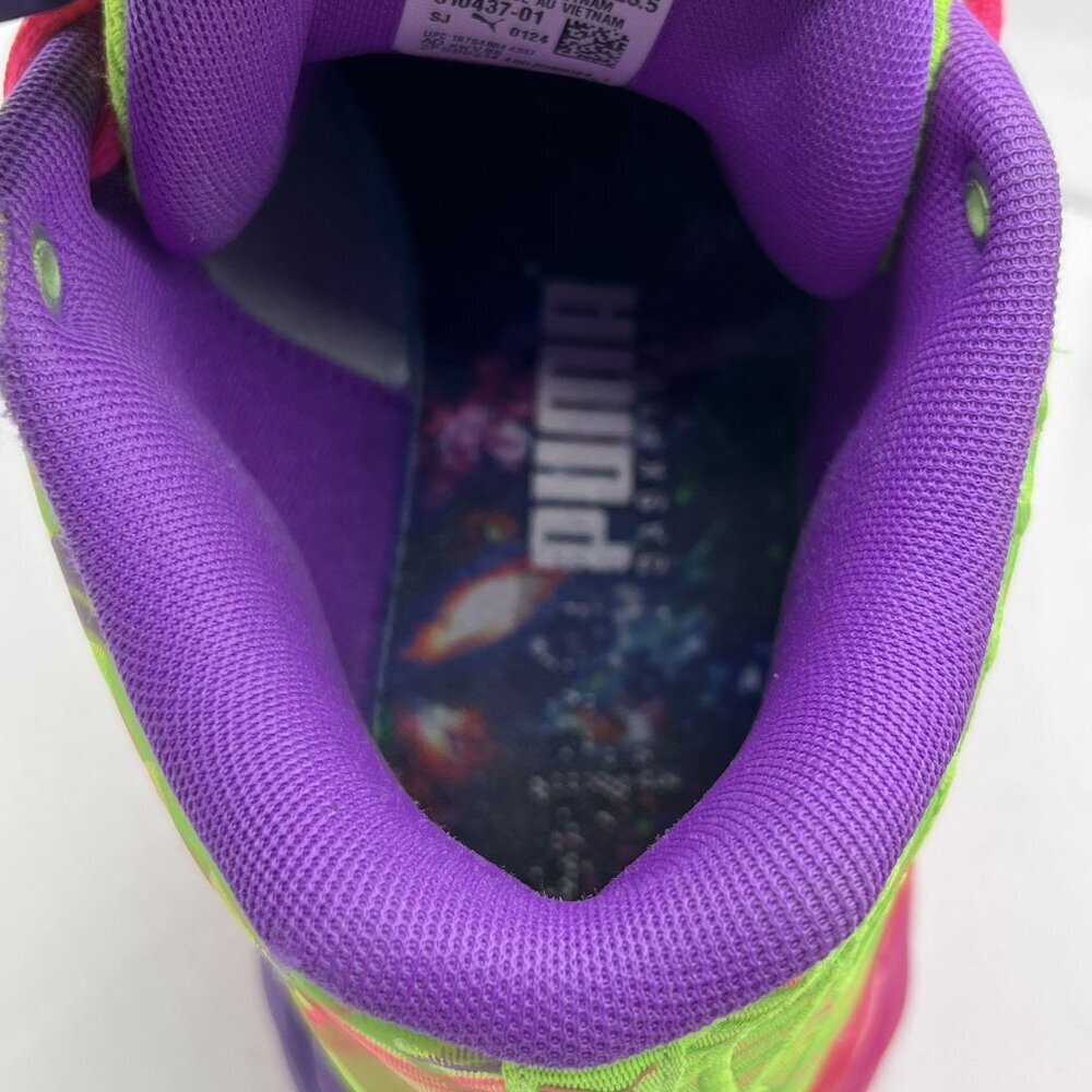 Puma MB.01 LaMelo Inverse Toxic Mens 8.5 Ball Shoes Neon Athletic Inverse Toxic - Picture 14 of 16